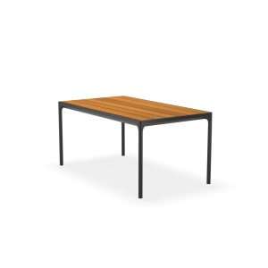 Groß (12402-0324_FOUR_Dining-table_160x90-cm_Bamboo_Black-frame_sha_HOUE_high)