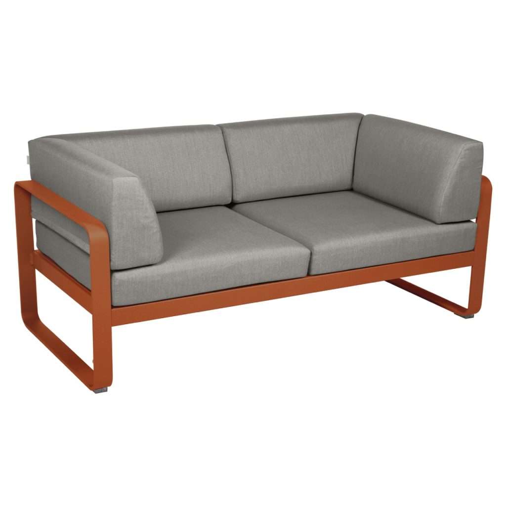 Groß (BELLEVIE_CANAPE_CLUB_2_PLACES_ORANGE_CONFITE_TAUPE_GRISE_SKU_8525B8E2)