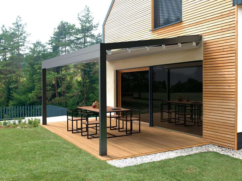 Gibus Quadra Pergolamarkise quadratisch Sonnenschutz Terrasse